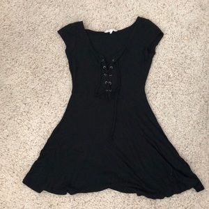 American Eagle Black Soft Casual Dress